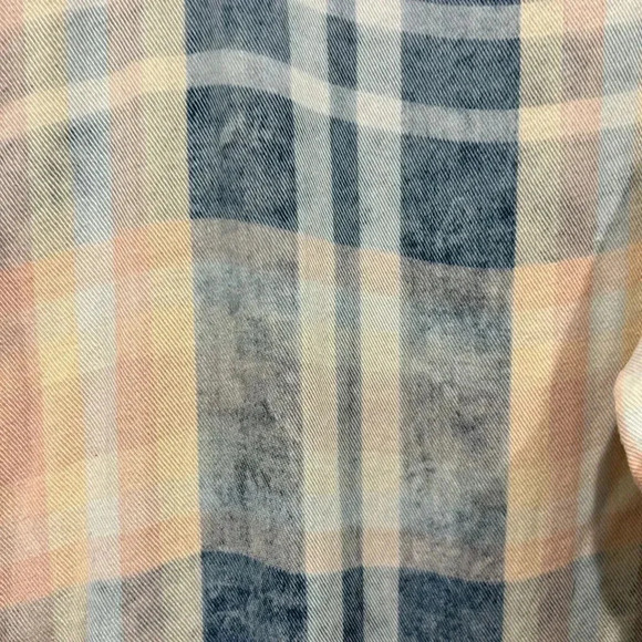 Billy T Plaid Tencel Lyocell Shirtdress‎ with Pockets Women’s size Small - Picture 6 of 12